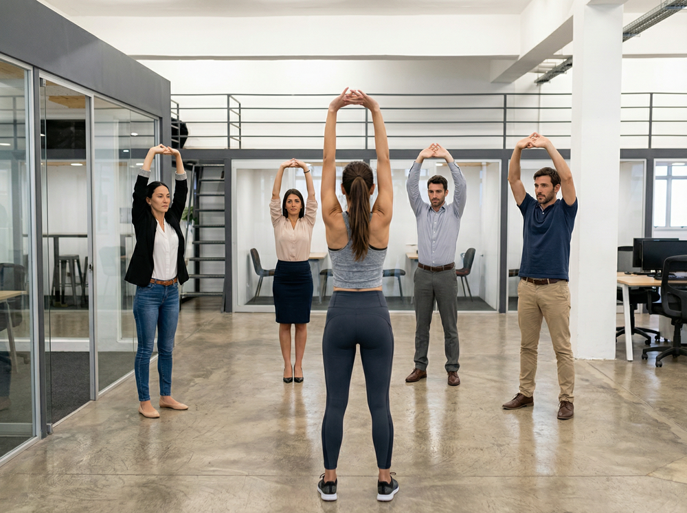 Sesiones de yoga para empresas en Cauce Yoga